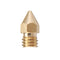 5PCS 1.75mm/0.8mm Copper Thread Extruder Nozzle For 3D Printer