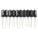 120pcs 12 Value 1uF~470uF Electrolytic Capacitors Assortment Kit 10pcs Each Value