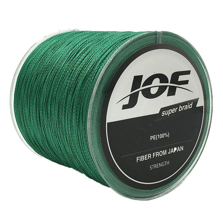 JOF 100M PE Braided 4 Strands 18-70 LB High Sensibility Super Strong Fishing Line Sea Fishing