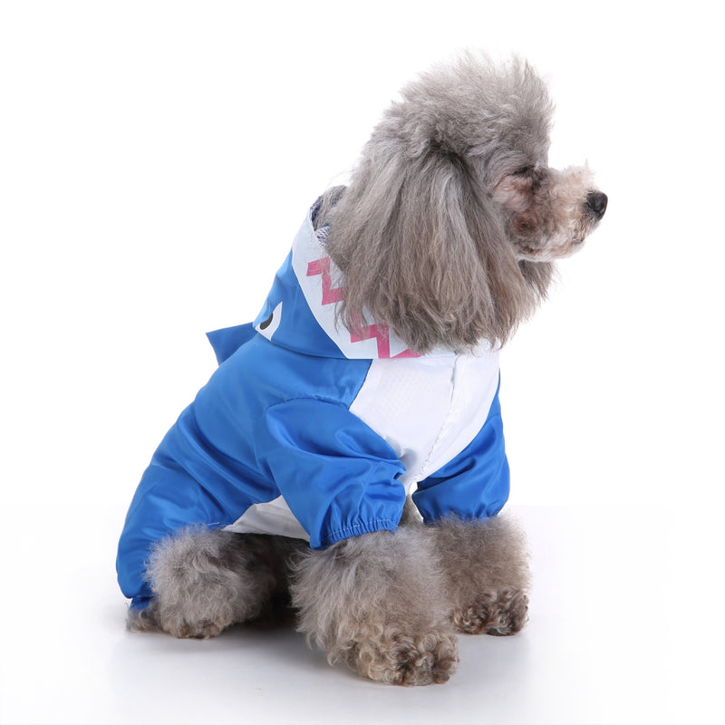 Dog Raincoat Rainsuit Waterproof Dog Puppy Jacket Coat Pet Rainwear Clothes for Small Dog