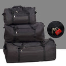 Waterproof Black Oxford Cloth Large Capacity Bag Foldable Backpack Outdoor Sports Fitness Yoga Handbag