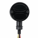 Motorcycle 3 Function LED Turn Signal Lamp Bullet Brake Running Indicator Lights