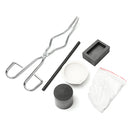 6Pcs Gold Silver Crucible Melting Borax Tongs Rod Graphite Ingot Mold Casting Kits