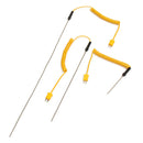 K-Type Thermocouple Stainless Steel Probe Temperature Controller Wire Sensors 100/300/500mm Optional