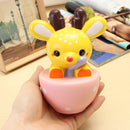 2PCS LeiLei Squishy Jumbo Teacup Deer Christmas Elk 14cm Slow Rising Original Packaging Gift Collection Toy