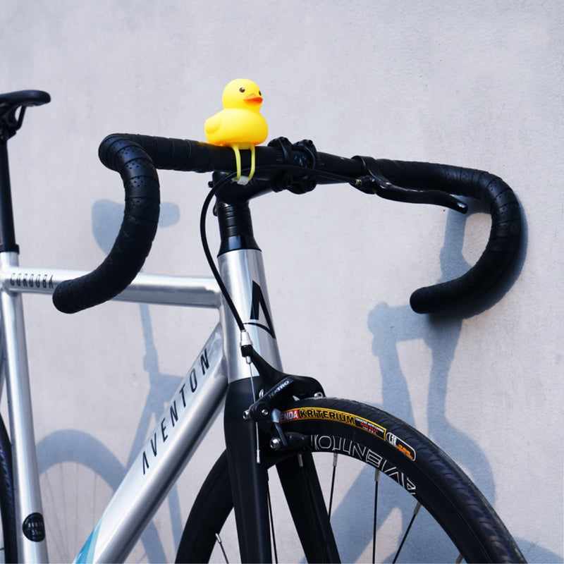 Broken Wind Yellow Duck Bell Horn & Helmet Hat For MTB Bike Motocycle Handlebar