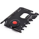 LAOTIE Multifunctional Tool Tactical Mini EDC Knife Wrench LED Light Card Outdoor Survival Tools