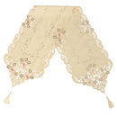 Four Sizes Classical Embroidery Flower Table Runnr Desk Mat Wedding Party Home Decor