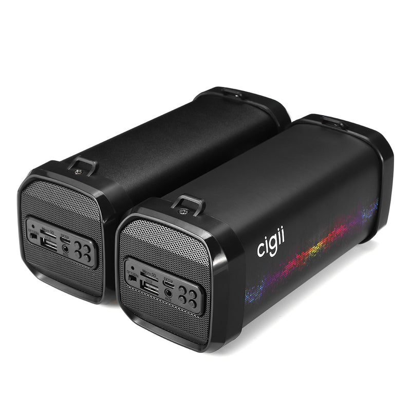Cigii DC 5V Portable Wireless bluetooth Speaker Stereo Bass Subwoofer Loudspeaker FM/AUX/USB/TF
