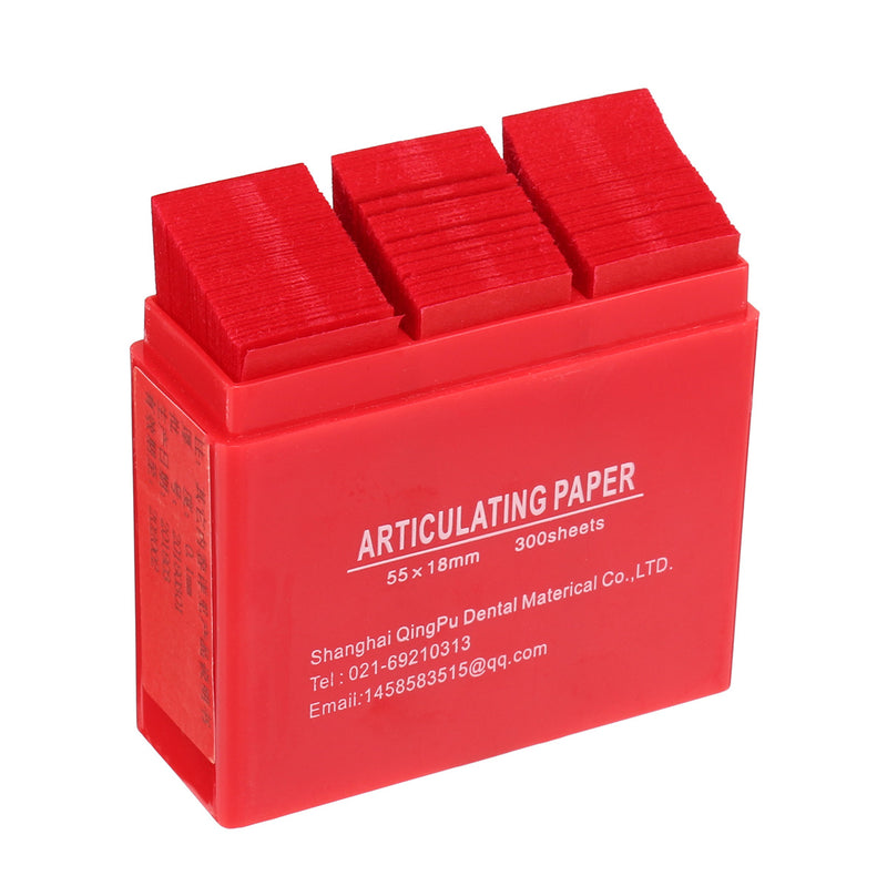 300 Sheets Dental Articulating Paper Dental Lab Products Teeth Care Strips Kit Tools