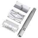 Manual Razor Long Handle Men's Barber Shaving Safety Blade Razor Mirror Storage Box