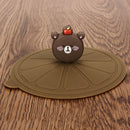 Silicone Leakproof Coffee Mug Suction Lid Cap Airtight Sealed Cup Cover