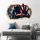 Miico FX64110 Halloween 3D Ghost Hand Wall Art Sticker Horror Wall Sticker Holloween Decoration