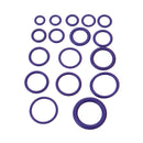 270pcs 18 Sizes Rubber Ring Hydraulic Nitrile Seals Purple Rubber O Ring Assortment Kit
