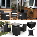 Garden Patio Rectangular Table Chairs Protective Cover Waterproof Dustproof Folding Furnitur Cover