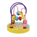 Counting Circles Bead Abacus Wire Maze Roller Coaster Wooden Montessori Toys