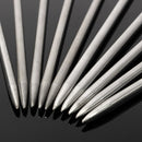 55pcs 11 Sizes Stainless Steel Double Pointed Knitting Needles Hat Sweater Scarf Crochet Hook