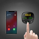 FLOVEME QC3.0 3A Digital Display Wireless bluetooth Fm Transmitter Fast Charging USB Car Charger For iPhone X XR XS Huawei P30 S10+ Note 10