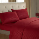 Honana Striped Bed Sheet Set 3/4 Piece Highest Quality Brushed Microfiber Bedding Sets