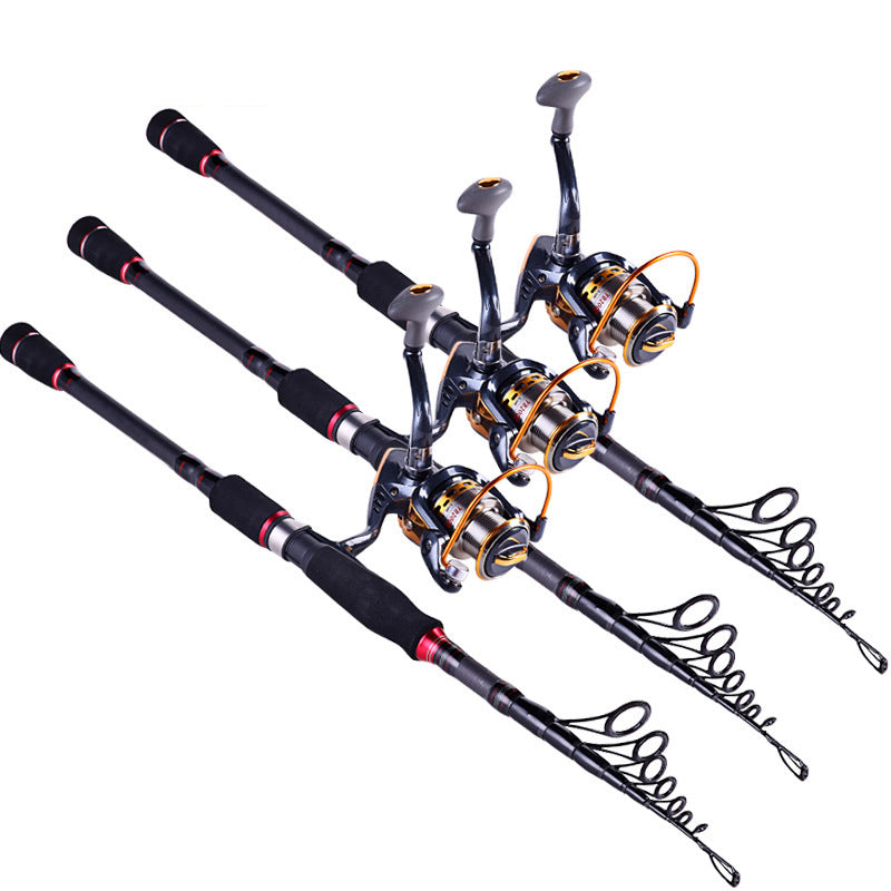ZANLURE 1.8-3.0m Carbon Superhard Ultra Light Telescopic Spinnning Fishing Rod Sea Lake Fishing Rod