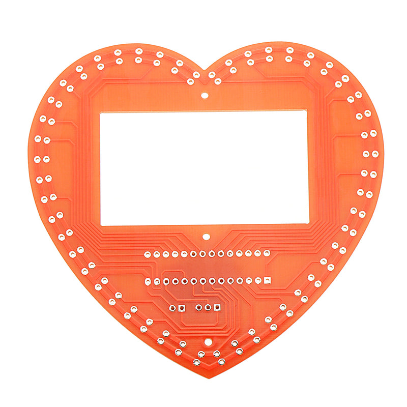 DIY Seven Color Heart Shaped LED Flow Lamp Production Kit DIY LED Flash Kit