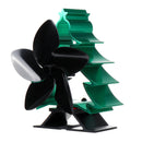 Heat Powered Stove Top Fan 5 Blade Wood Burner Log Burning Christmas 70~240
