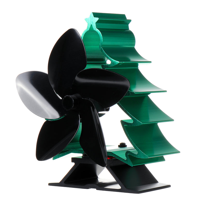 Heat Powered Stove Top Fan 5 Blade Wood Burner Log Burning Christmas 70~240