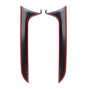 Carbon Black Car Rear Window Side Spoiler Wing Canard Canards Splitter For Audi