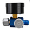 1/4 Inch 150PSI Mini Air Auto Pressure Regulator Valve Tool Tail Pressure Gauge Sprayer
