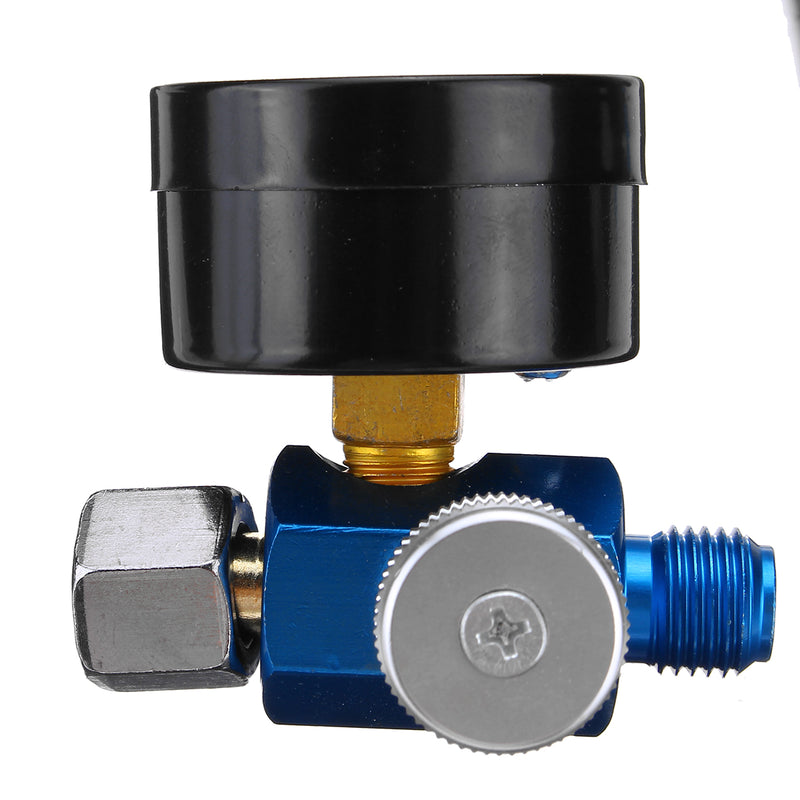 1/4 Inch 150PSI Mini Air Auto Pressure Regulator Valve Tool Tail Pressure Gauge Sprayer