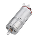 Machifit 25GA370 DC 24V Micro Gear Reduction Motor with Encoder Speed Dial Reducer