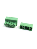 5pin Terminal Plug Type 300V 5.08mm Pitch Connector Screw Terminal Block
