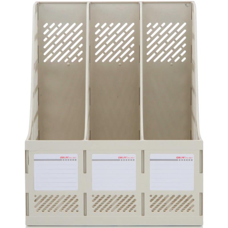 XIAOMI Ecosystem Deli 9847 Document Trays File Holder 3 Layers File Box Plastic File Organizer For Desktop Storage Office School Supplies Classify
