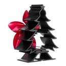 Heat Powered Stove Top Fan 5 Blade Wood Burner Log Burning Christmas 70~240