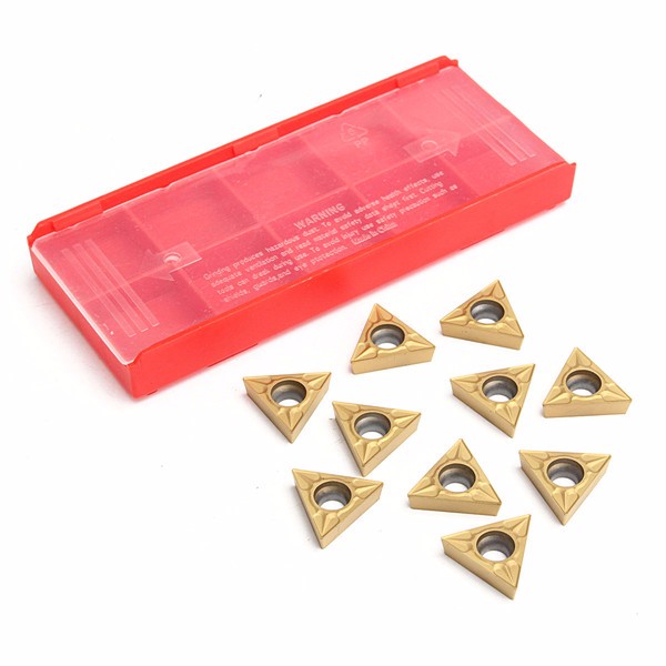 10pcs TCMT16T304 Carbide Inserts For Indexable Boring Bar Turning Tool Holder