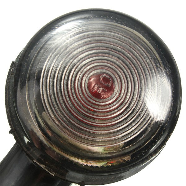4pcs 12V Motorcycle Turn Signal Bullet Indicators Light Smoke Amber Lamp