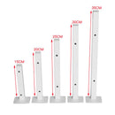 2pcs White Heavy Duty Industrial Iron Shelf Brackets Scaffold Board Floating Bracket