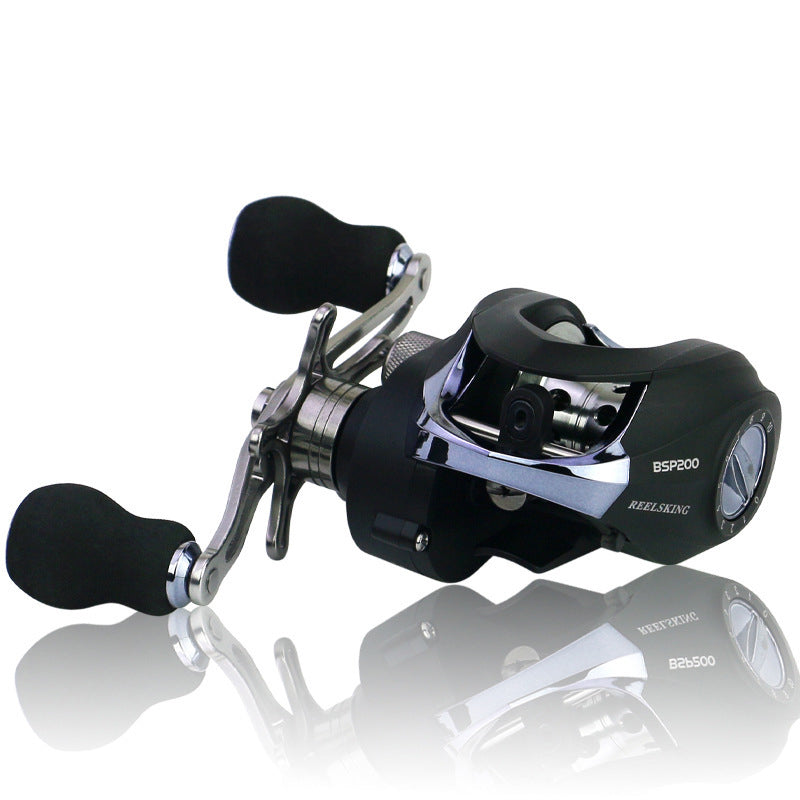 REELSKING BSP 6.3:1 High Ratio Fishing Reel 10 Level Magnetic Gear Left / Right Hand Fishing Wheel Portable Fishing Tools