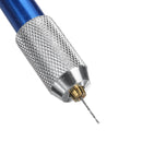 20pcs Mini Micro Aluminum Hand Drill with Twist Drill Bit Tool for Wood Plastic