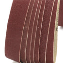 7pcs 1x30 Inch 80-1000 Mixed Grit Sanding Belts Set Aluminium Oxide Abrasive Sanding Belts