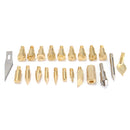 22pcs Replacement Wood Burning Pyrography Tips Set Hobby Craft Accessories Kit Soldering Tools