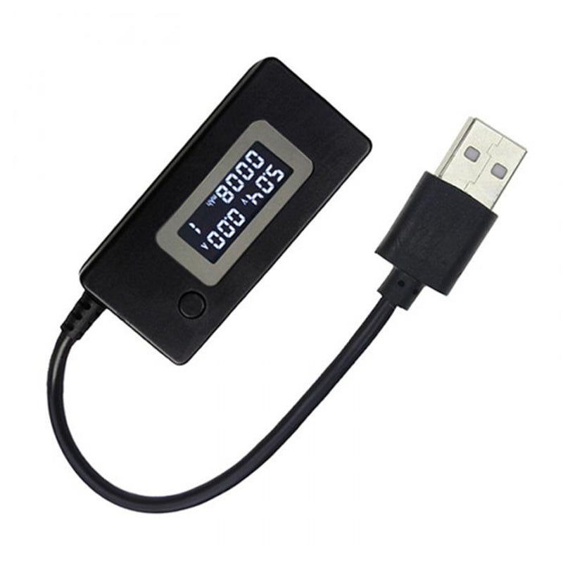Bakeey LCD Digital Display USB Charging Ammeter Voltmeter Capacity Tester Power Adapter