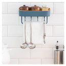 Bathroom Shelf Organizer Bath Shower Gel Shampoo Holder Storage Rack Punch Free