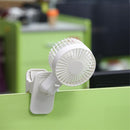 Well Star WT-F5 Mini Clip Fan 120 Degrees Rotation USB Charging Fan Air Cooling Fan Clip Desktop Fan Dual Use Portable Home Student Office Fan