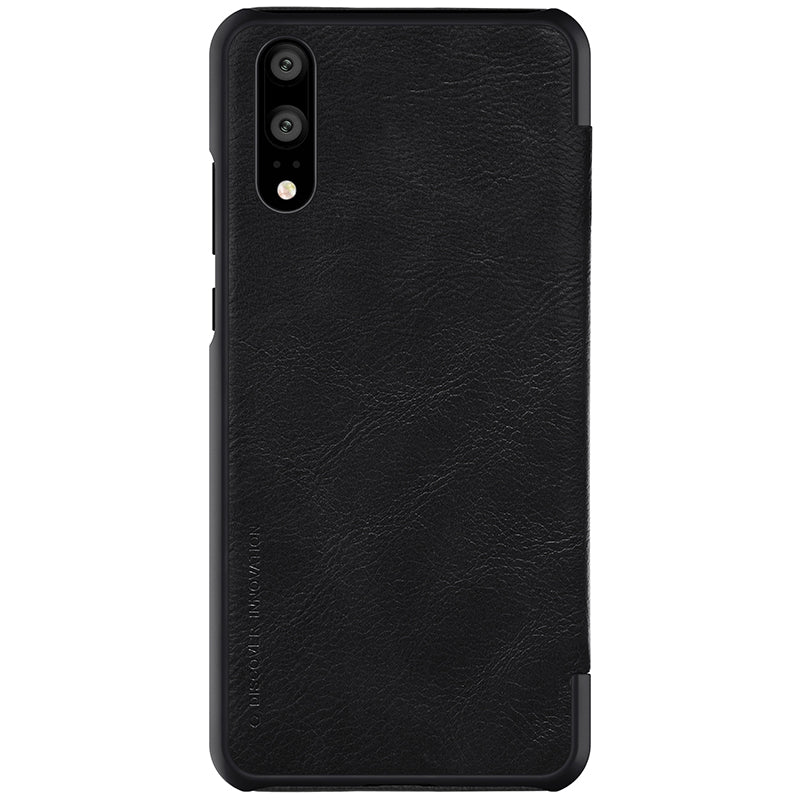 NILLKIN Window Smart Sleep Shockproof Flip PU Leather Full Body Cover Protective Case for Huawei P20