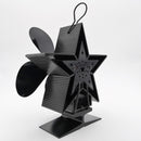 4-Blade Heat Powered Stove Fan for Wood/Log Burner/Fireplace Increases More Warm Air Eco-Friendly Household Fireplace Fan