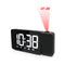 TS-3211 360 Rotated Projection Clock FM Radio Clock Snooze Function Creative Alarm Clock