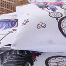 3 PCS Bedding Sets Campanula Printing Quilt Cover Pillowcase For Queen Size