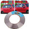 DIY Silver 15M 6mm Car Auto Chrome Moulding Trim Strip For Window Bumper Grille
