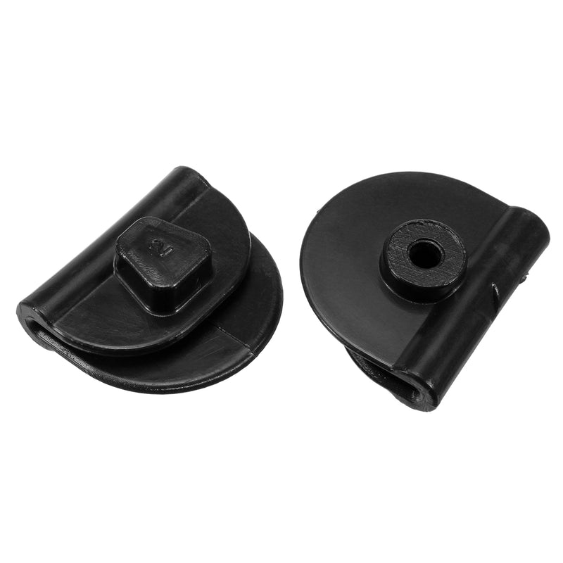 10pcs Left Battery Cover Clips Black For Harley Sportster XL883 XL1200 48 72 04-17